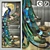 Modern Stained Glass Peacock - Elegant Window Décor 3D model small image 1