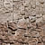 Modern Stone Walls Vray Material 3D model small image 2