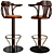 Swivel Bar Stool Forti Giorgio 3D model small image 1