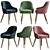 Elegant Armrest Chair: Duquesa & Malvada 3D model small image 1