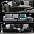 Modern Italian Design: Minotti Andersen Sofa 3D model small image 1