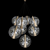 Sleek Adjustable Caviar Pendant 3D model small image 1