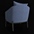 Cosmorelax Copeland Chair: Sleek and Stylish Seating 3D model small image 2