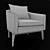 Cosmorelax Copeland Chair: Sleek and Stylish Seating 3D model small image 3