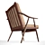 Bratislava S-60 Soviet Vintage Chair 3D model small image 2