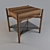 Title: Regent 2 Night Table: Elegant Walnut Design 3D model small image 1