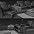 Luxury Lawrence Sofa by Minotti 3D model small image 3