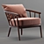 John Lewis Croft Frome Armchair - Stylish and Comfortable 3D model small image 1