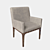 Italian Art-Deco Inspired Absolute Chair 3D model small image 1