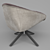 Tabano Swivel Chair: Comfort & Style 3D model small image 2