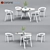 Mattiazzi MC1 She Said Chair & Table 3D model small image 1