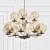 Elegant BALLROOM Chandelier 3D model small image 1