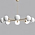 Elegant Molecola IL Fanale Chandelier 3D model small image 1