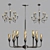 Elegant ELK Chandelier 3D model small image 2