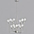 Elegant ELK Chandelier 3D model small image 1