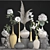 Title: Elegant Blooms Bouquet: Hydrangea, Peony, Iris & Lily 3D model small image 3