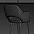 Modern Euro Saarinen Dining Chair Set 3D model small image 2