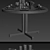 Modern Euro Saarinen Dining Chair Set 3D model small image 3