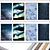 Modern Wall Art Set with 2 Paintings & 4 Frame Options 3D model small image 2