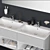 Modern Lacquered Vanity Unit with Drawers 3D model small image 2