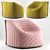 Barnaby: Modern Stylish Chair 3D model small image 1