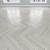 White Oak Parquet - Herringbone, Linear & Chevron 3D model small image 2