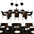 Bettle Dining Set: Elegant and Modern 3D model small image 1