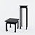 Contemporary Teon Console Set 3D model small image 1