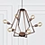 Rustic Elegance: Colorado Chandelier 3D model small image 2