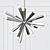 Stunning Starburst Pendant 3D model small image 1