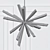 Stunning Starburst Pendant 3D model small image 2