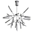 Elegant Spur Chandelier 3D model small image 3