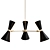 Sleek Cairo Chandelier: Modern Elegance 3D model small image 1