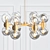 Modern Cairo Chandelier 3D model small image 1