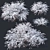 Snow-Covered Berberis Collection 3D model small image 1