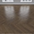 Earthy Oak Parquet: Herringbone, Linear, Chevron 3D model small image 2