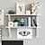 Modern Home Office Setup: Ikea LINNMON / FINWARD Table & More 3D model small image 2