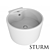 STURM Ring Wall-Mounted Sink 3D model small image 1