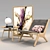 Modern Skagerak Chair Set 3D model small image 1