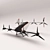 Vahana: Futuristic Flying Car 3D model small image 1