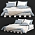 Sleek Pallet Bed: 170x220 cm 3D model small image 1