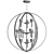 Ethereal Glow Pendant Chandelier 3D model small image 3