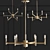 Elegant Erzo Chandelier 3D model small image 1