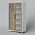 Sleek Glazed Wardrobe Arnika - Furnitera 3D model small image 2