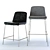 Modern CB2 Charlie Bar Stools 3D model small image 1