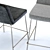 Modern CB2 Charlie Bar Stools 3D model small image 2