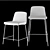 Modern CB2 Charlie Bar Stools 3D model small image 3