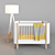 Wood Mini + Bed & Highland Floor Lamp 3D model small image 1