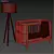 Wood Mini + Bed & Highland Floor Lamp 3D model small image 3