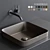 Ceramica Cielo Enjoy 40: The Perfect Rectangular Washbasin 3D model small image 1